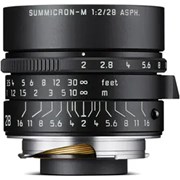 Leica 28mm f/2 Summicron-M ASPH Lens Matte Black