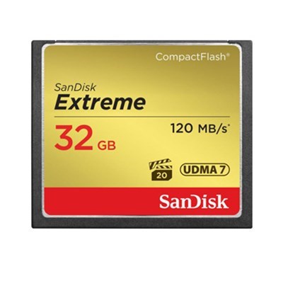 Product: Sandisk SH Extreme 32Gb/120mb/s UDMA7 cf card grade 9