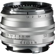 Voigtlander 50mm f/1.5 NOKTON Vintage Line Aspherical II MC Silver Lens: Leica M