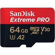 SanDisk 64GB Extreme Pro Micro SDHC Card 200MB/s V30
