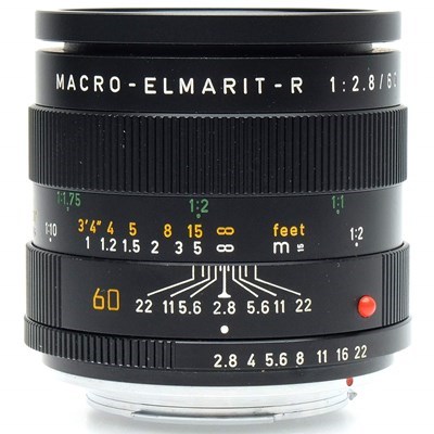 Product: Leica SH 60mm f/2.8 Macro-Elmarit-R lens (R-Cam) w/ 14256 extension tube grade 8