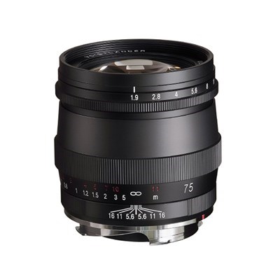 Product: Voigtlander 75mm f/1.9 ULTRON MC Lens Black: Leica M