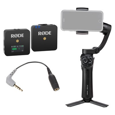 Product: Benro 3XS Lite 3-Axis Smartphone Gimbal + RODE Wireless GO Mic Vlogger Kit (Includes RODE SC4 Adapter)