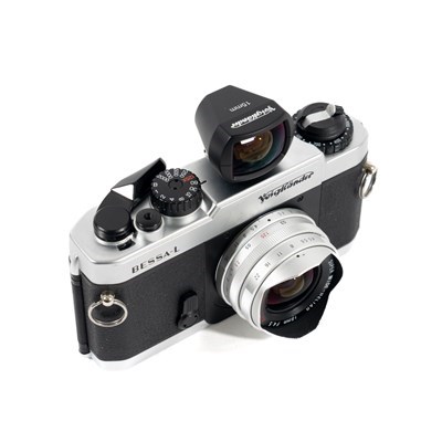 Product: Voigtlander SH Bessa L 35mm Film Camera w/- 15mm f/4.5 super wide-heliar ASPH + viewfinder grade 8