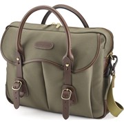 Billingham Thomas Briefcase & Laptop Bag Sage FibreNyte/Chocolate Leather