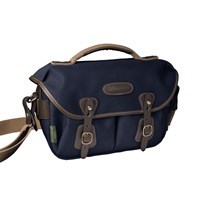 Product: Billingham Hadley Small Pro Navy Canvas/ Chocolate Leather