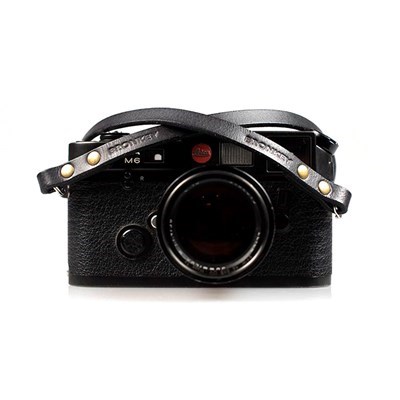 Product: Bronkey Berlin 101 - Black Leather Camera Neck Strap 120cm