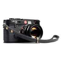Product: Bronkey Berlin 201 - Black Leather Camera Wrist Strap 23.5cm