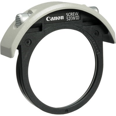 Product: Canon 52mm Drop-in Screw Filter Holder w/- Reg Filter