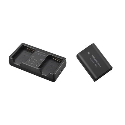 Product: OM SYSTEM SBCX-1 Battery & Dual Charger Set