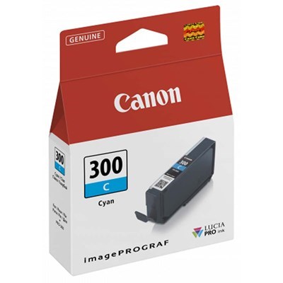 Product: Canon LUCIA PRO PFI-300 Cyan Ink