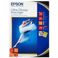 Product: Epson A4 Ultra Glossy Photo Paper 300gsm 15s