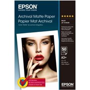 Epson A3+ Archival Matte Paper 189gsm (50 Sheets)