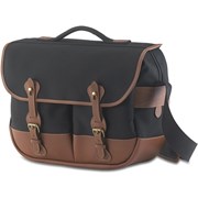 Billingham Eventer Camera/Laptop Bag Black Canvas/Tan Leather