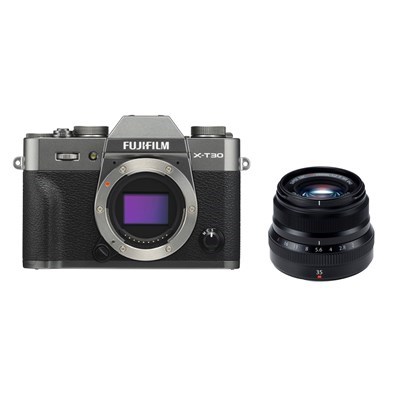 Product: Fujifilm X-T30 charcoal silver + 35mm f/2 black kit