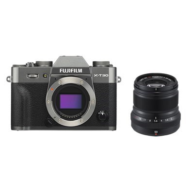 Product: Fujifilm X-T30 charcoal silver + 50mm f/2 black kit