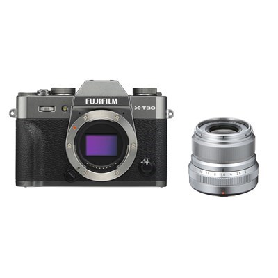 Product: Fujifilm X-T30 charcoal silver + 23mm f/2 silver kit