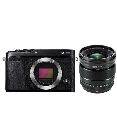 Product: Fujifilm X-E3 black + 16mm f/1.4 kit