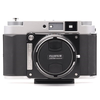 Product: Fujifilm SH GF670W silver w/- 55mm f/4.5 grade 10 (as new)