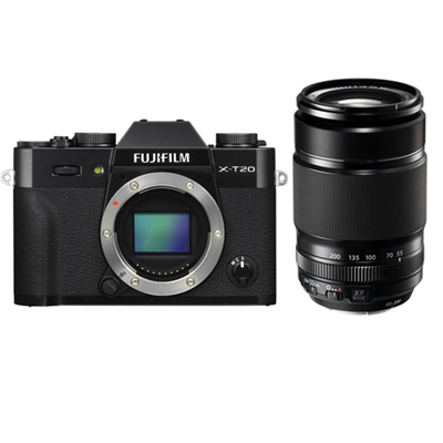 Product: Fujifilm X-T20 black + 55-200mm f/3.5-4.8 kit