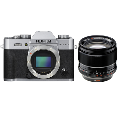 Product: Fujifilm X-T20 silver + 56mm f/1.2 APD kit