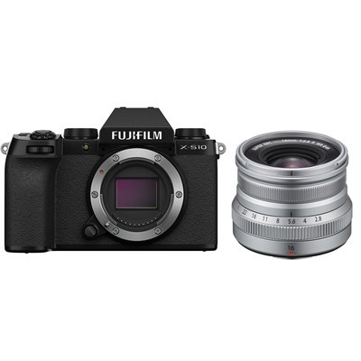 Product: Fujifilm X-S10 Black + 16mm f/2.8 WR Silver kit