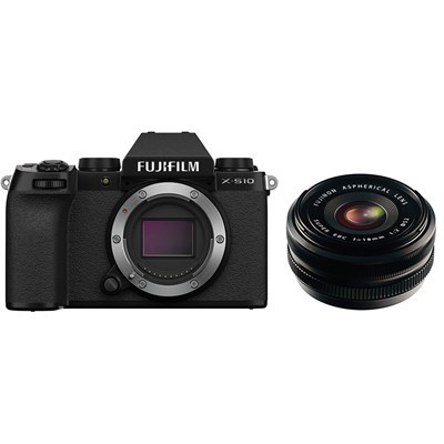 Product: Fujifilm X-S10 Black + 18mm f/2 R Kit