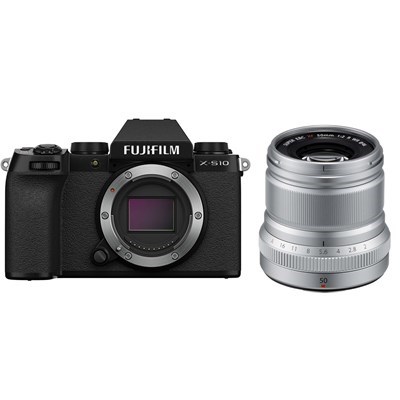 Product: Fujifilm X-S10 Black + 50mm f/2 Silver Kit