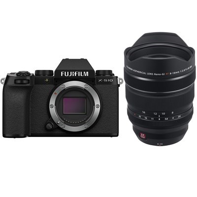 Product: Fujifilm X-S10 Black + 8-16mm f/2.8 WR Kit