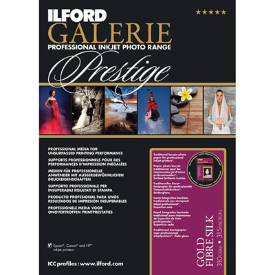 Product: Ilford A3+ Galerie Gold Fibre Silk 310gsm 25s