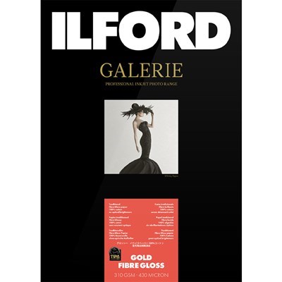 Product: Ilford A2 Galerie Gold Fibre Gloss 310gsm (25 Sheets)