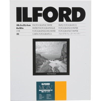 Product: Ilford 8x10" MGIV RC Deluxe Satin (25 Sheets)