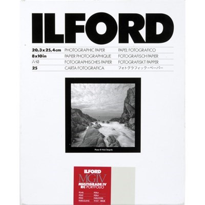 Product: Ilford 8x10" MGIV RC Portfolio Pearl (25 Sheets)