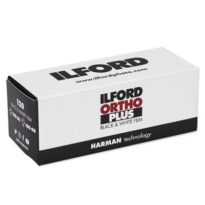 Product: Ilford ORTHO PLUS 80 ISO Black & White Film 120 Roll
