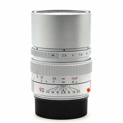 Product: Leica SH 90mm f/2.8 Elmarit M chrome lens coded grade 9