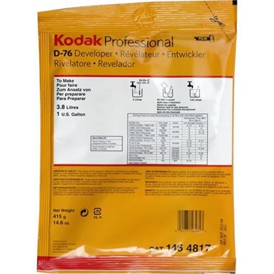 Product: Kodak D-76 Film Developer Powder (Makes 1 Gallon)