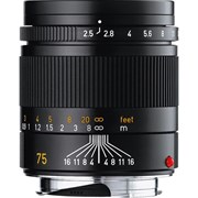 Leica SH 75mm f/2.5 Summarit-M lens grade 9