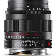Leica 50mm f/1.4 Summilux-M ASPH Lens Black-Chrome