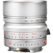 Leica 50mm f/1.4 Summilux-M ASPH Lens Silver