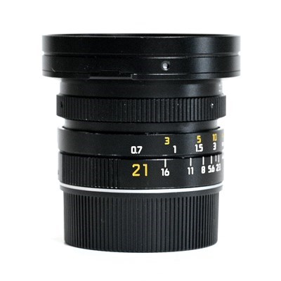 Product: Leica SH 21mm f/2.8 Elmarit-M Black lens E60 variant (no hood) grade 8