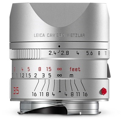 Product: Leica SH 35mm f/2.4 Summarit-M Lens silver grade 10