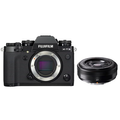 Product: Fujifilm X-T3 Black + 27mm f/2.8 Black Kit
