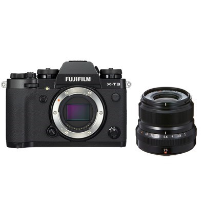 Product: Fujifilm X-T3 Black + 23mm f/2 Black Kit