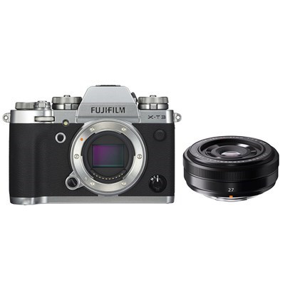 Product: Fujifilm X-T3 Silver + 27mm f/2.8 Black Kit