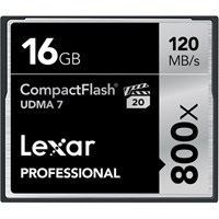 Product: Lexar Pro CF 16GB 120MB/s 800x Card