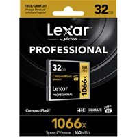 Product: Lexar Pro CF 32GB 160MB/s 1066x Card
