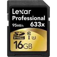 Product: Lexar Pro SDHC 16GB 633x 95MB/s Card