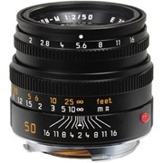 Leica 50mm f/2 Summicron-M Lens Black