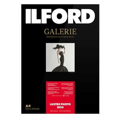 Product: Ilford A4 Galerie Lustre Photo Duo 330gsm 25 Sheets