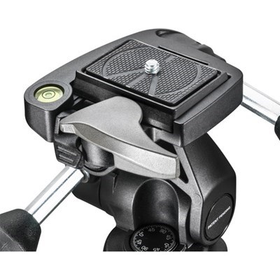 Product: Manfrotto MH804-3W 3-Way Head Mark II in Adapto w/ Retractable Leavers